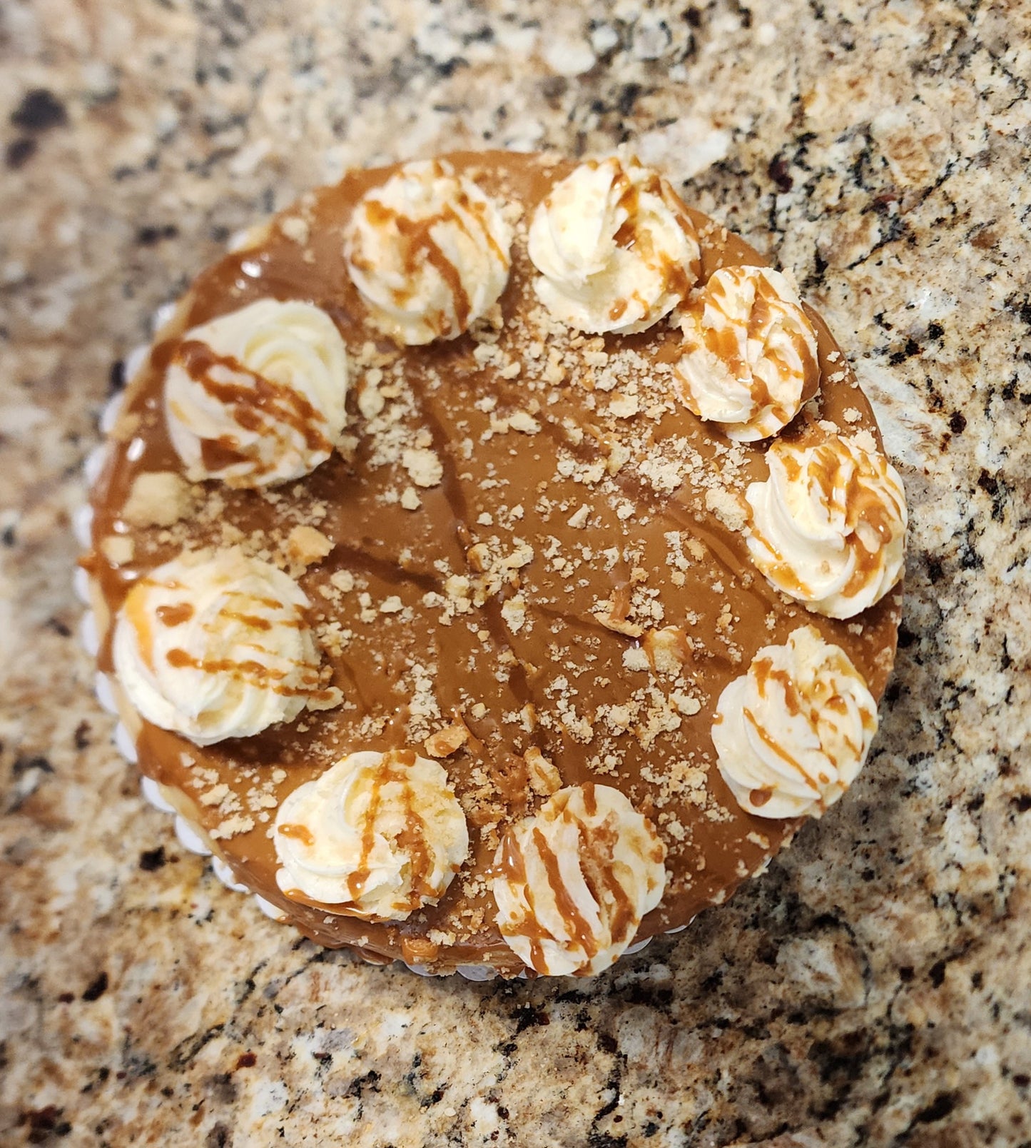 Caramel Cheesecake Slice