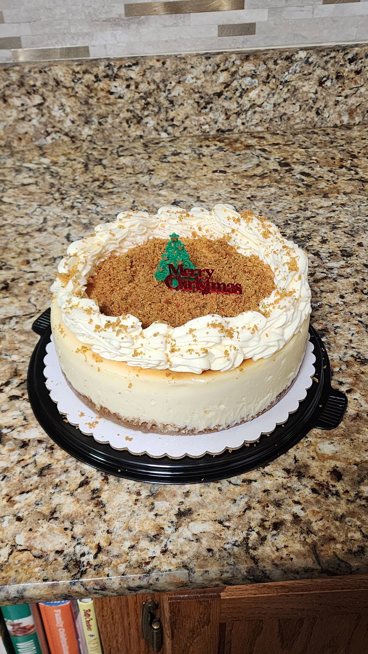 Christmas Cookie Cheesecake Slice