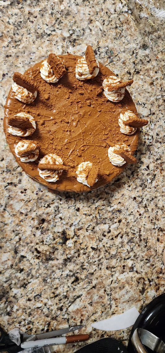 Biscoff Cookie Butter Cheesecake Slice